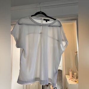 Banana Republic white top size L